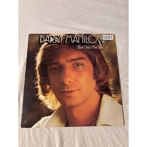 Barry Manilow This Ones For You Vinyl LP 12" Black Good 1976 Arista AL 4090